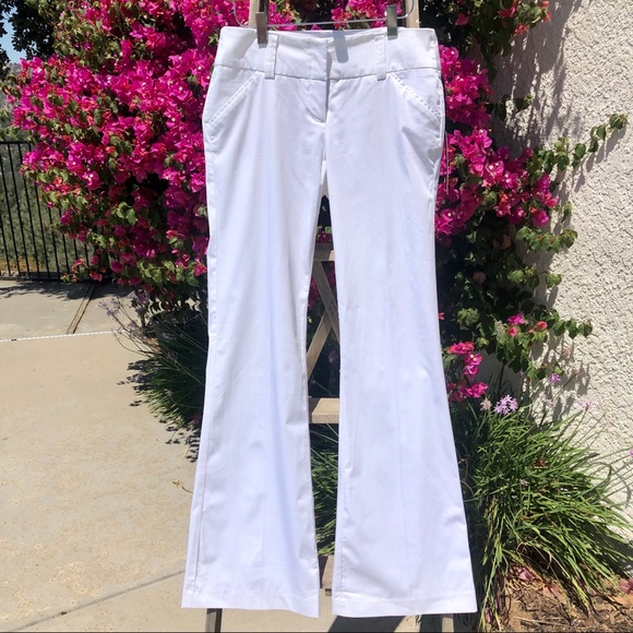 Willi Smith Pants - Willi Smith White Wide Leg Slacks